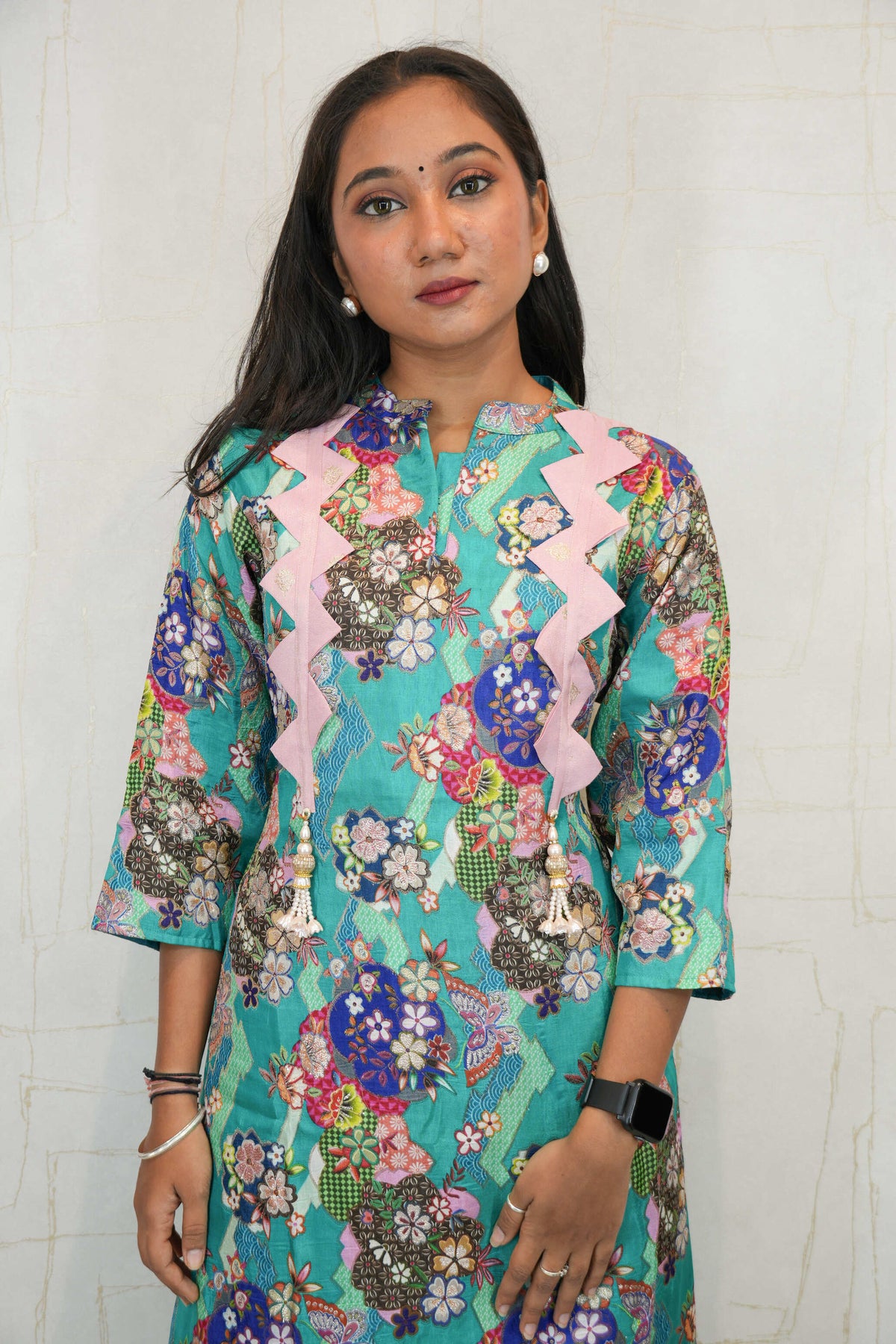 Royal Bloom Luxe Kurti Set