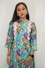 Royal Bloom Luxe Kurti Set