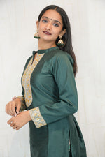 Emerald Grace Luxury Kurti Set