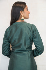 Emerald Grace Luxury Kurti Set