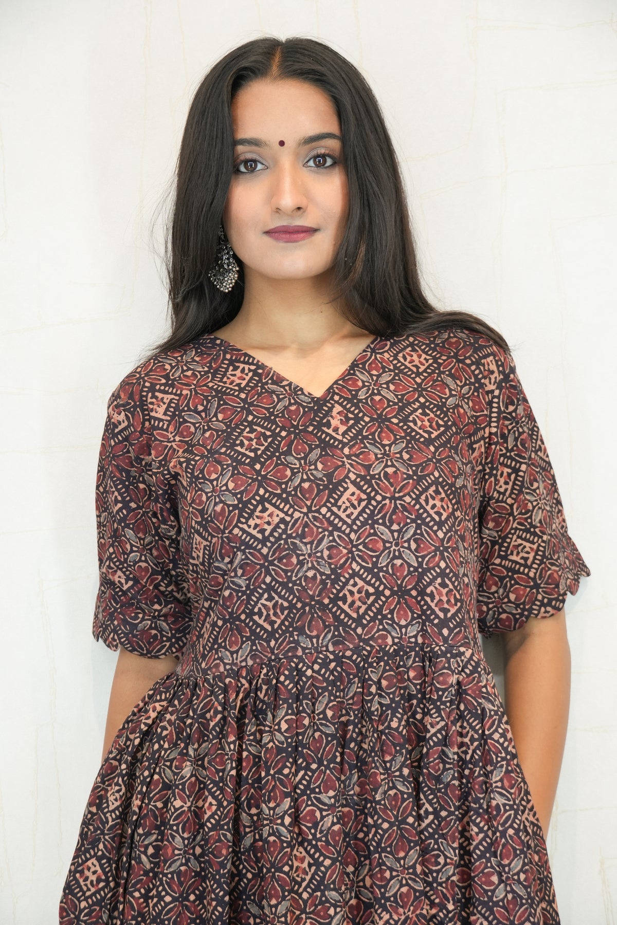 Printed Long Kurta with Pant Set