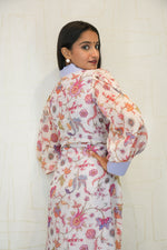 Women Floral Print Pure Cotton A-line Kurta(Multicolor)