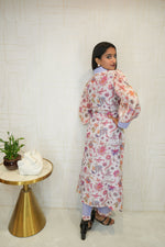 Women Floral Print Pure Cotton A-line Kurta(Multicolor)