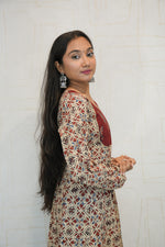 Designer Long Flared Kurta with Pant