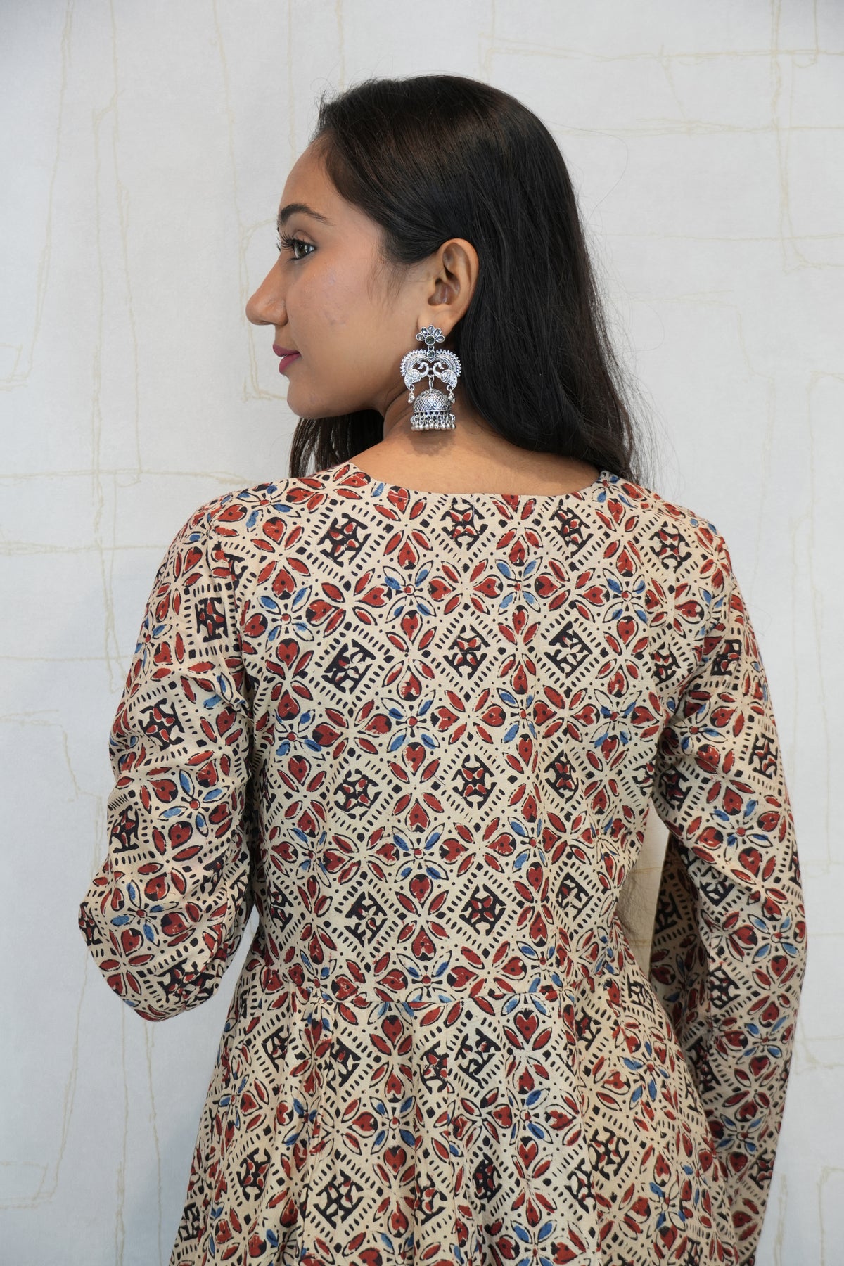 Designer Long Flared Kurta with Pant