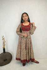 Designer Long Flared Kurta with Pant