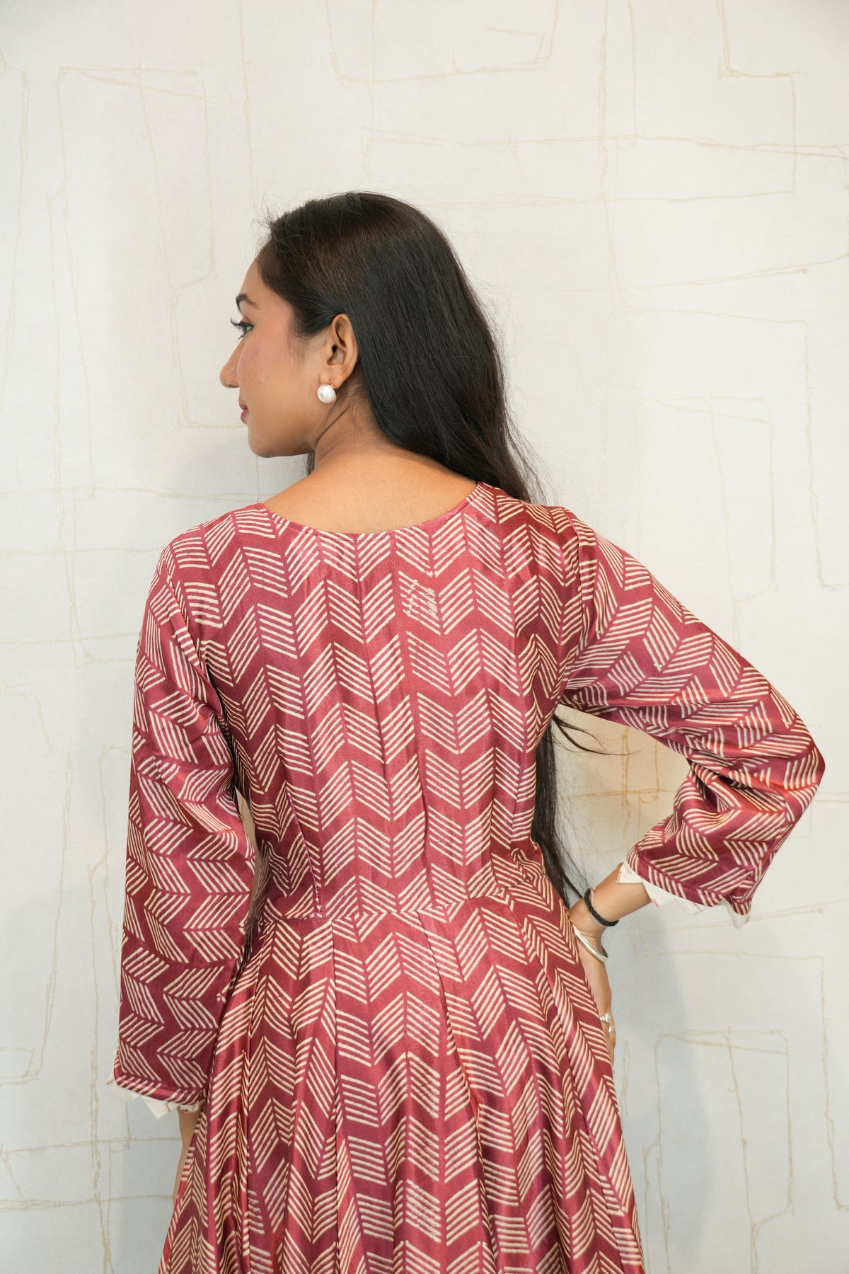 Printed Cotton Anarkali Kurti