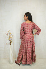 Printed Cotton Anarkali Kurti