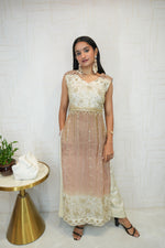 Sleeveless Embroidered Ethnic Kurti with Pant Set for Women