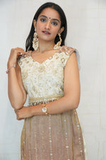 Sleeveless Embroidered Ethnic Kurti with Pant Set for Women