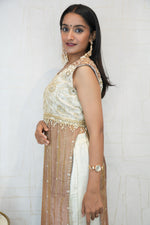 Sleeveless Embroidered Ethnic Kurti with Pant Set for Women