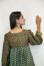 Ethnic Embroidered Gown Kurti with Pant