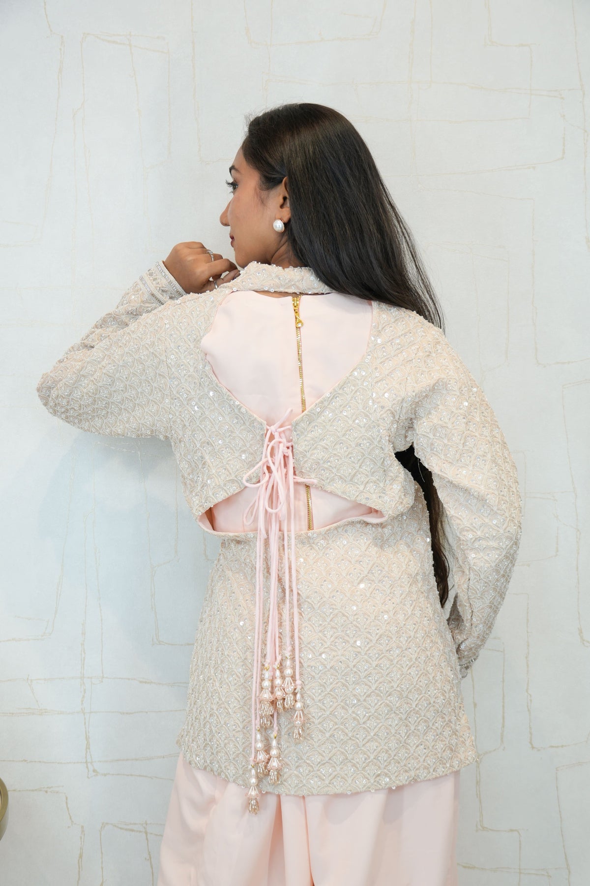 Trendy Indo-Western Palazzo Set with Jacket for Women