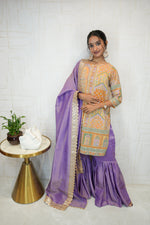 Mustard Yellow Traditional Sharara Set