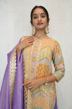 Mustard Yellow Traditional Sharara Set