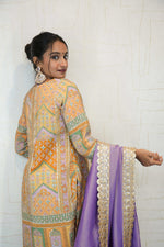 Mustard Yellow Traditional Sharara Set