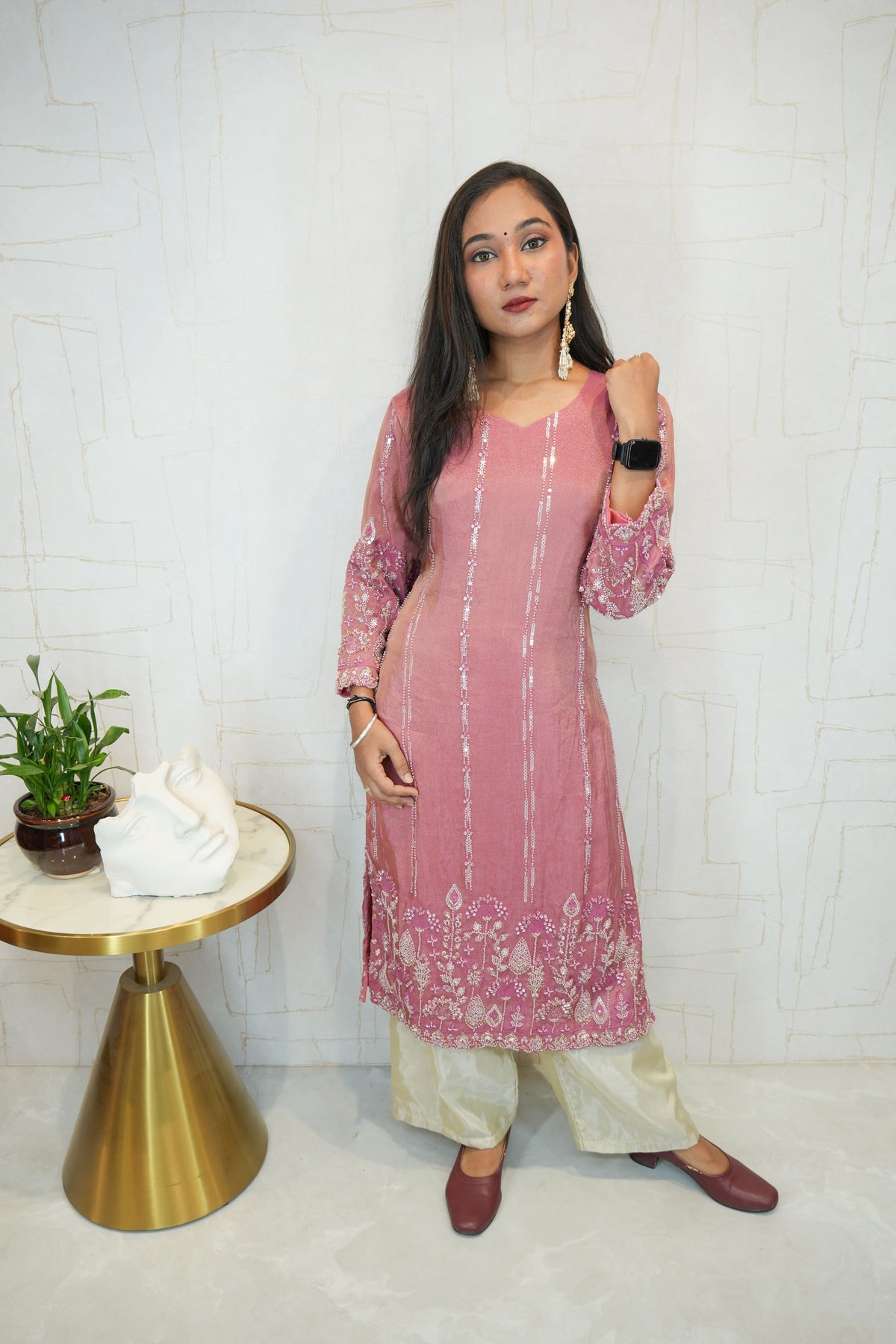 Embroidered Ethnic Kurti