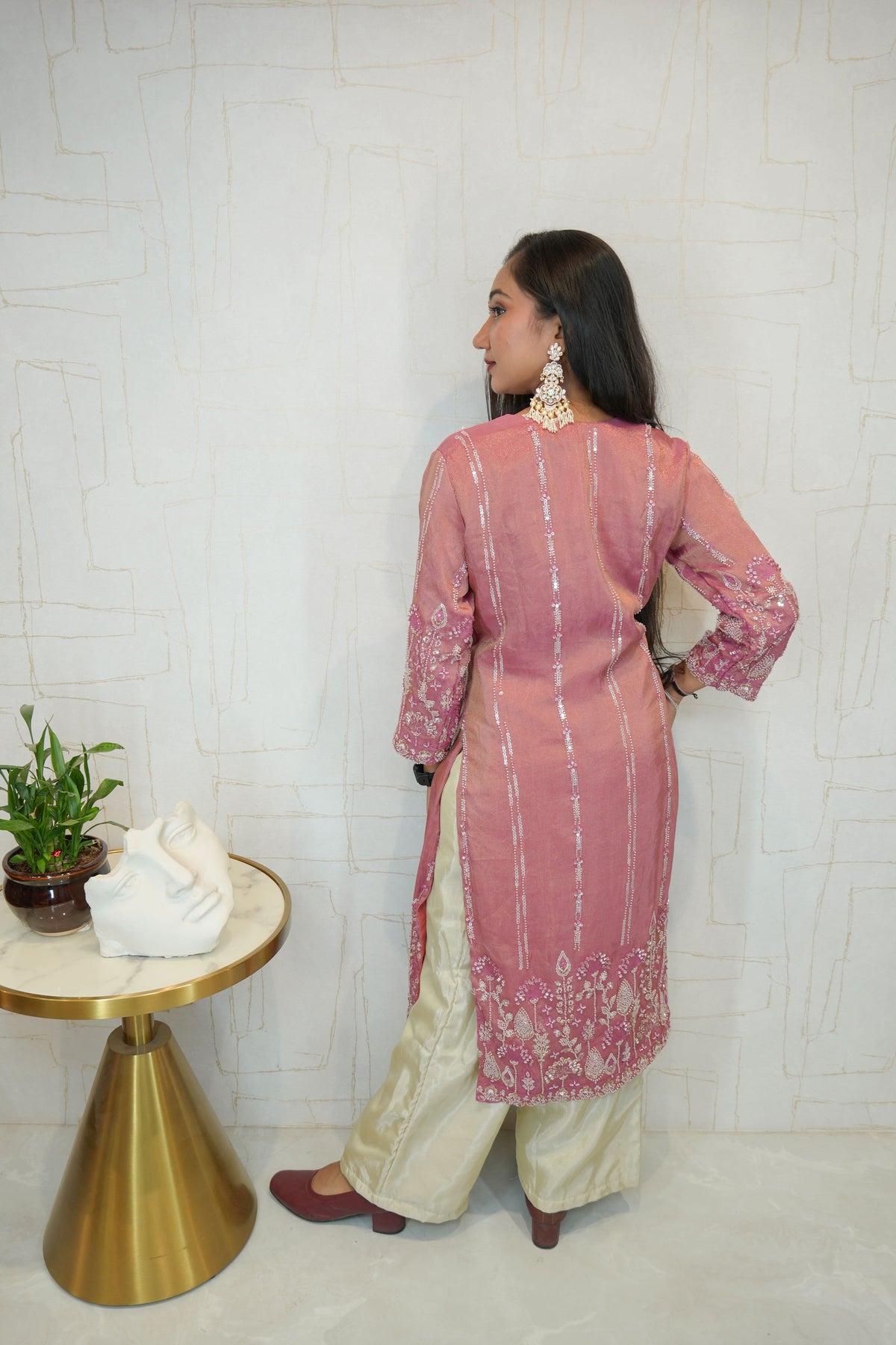 Embroidered Ethnic Kurti