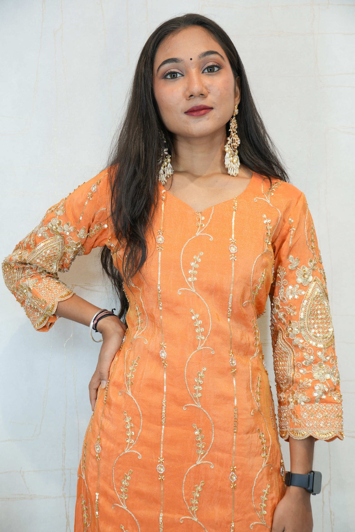 Embroidered Ethnic Kurti