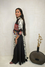 Handcrafted Kutchi Embroidered Kurti and Palazzo Set