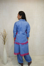 Butterfly Embroidered 3-Piece Co-ord Set