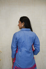 Butterfly Embroidered 3-Piece Co-ord Set