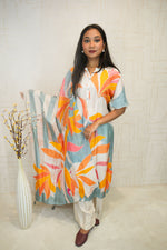 Off-White Kurta Set with Dupatta
