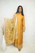 Embroidered Anarkali 3-Piece Set