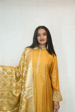 Embroidered Anarkali 3-Piece Set