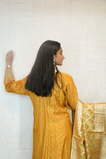 Embroidered Anarkali 3-Piece Set