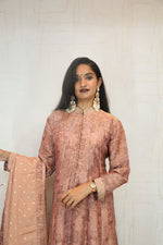 Zari Embroidered Anarkali Suit Set