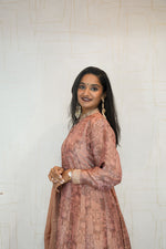 Zari Embroidered Anarkali Suit Set