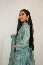 Zari Embroidered Anarkali Suit Set