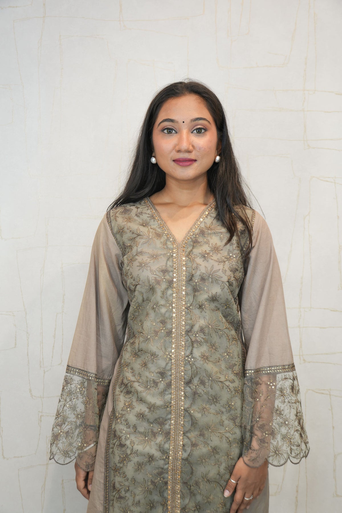 Mocha Brown Ready-to-Wear Dress