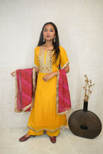 Mustard Yellow Ethnic Kurta Set