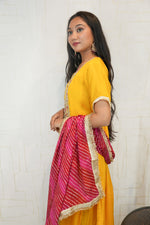 Mustard Yellow Ethnic Kurta Set