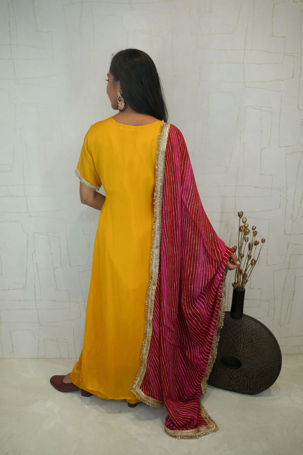 Mustard Yellow Ethnic Kurta Set