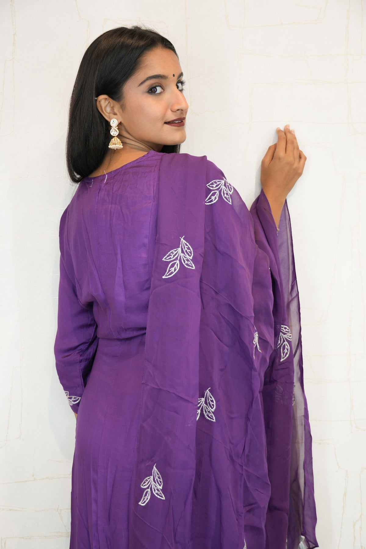 Embroidered Kurta Set with Dupatta