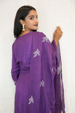 Embroidered Kurta Set with Dupatta