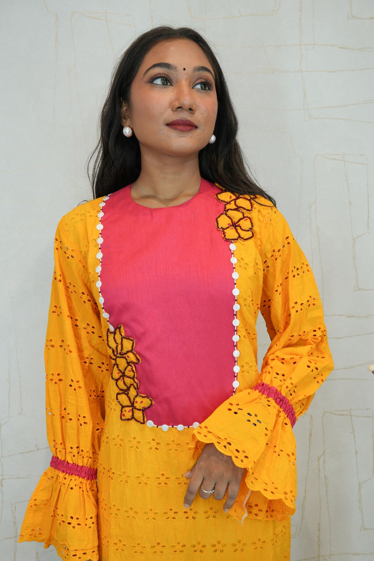 Vibrant Embroidered Kurti