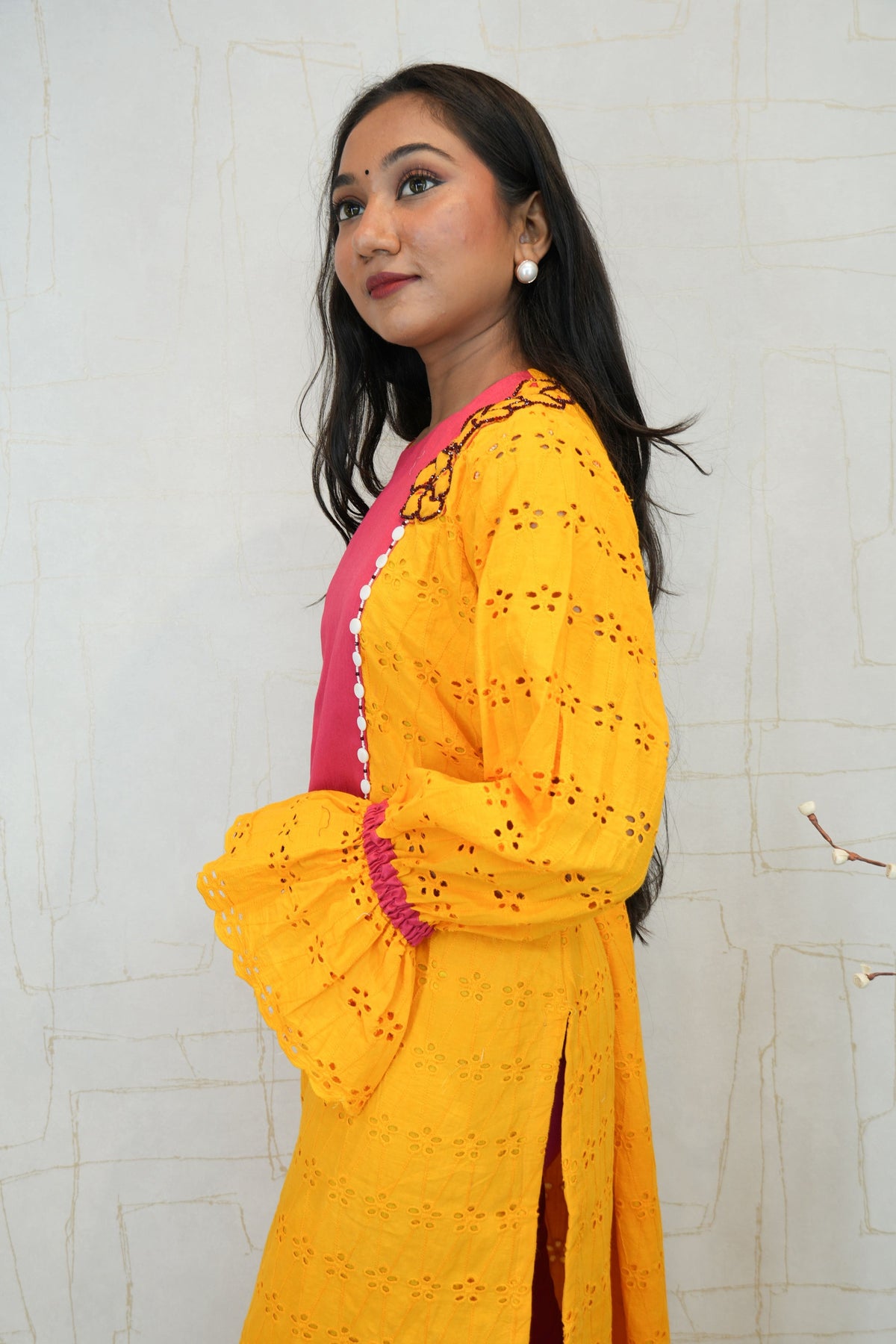 Vibrant Embroidered Kurti