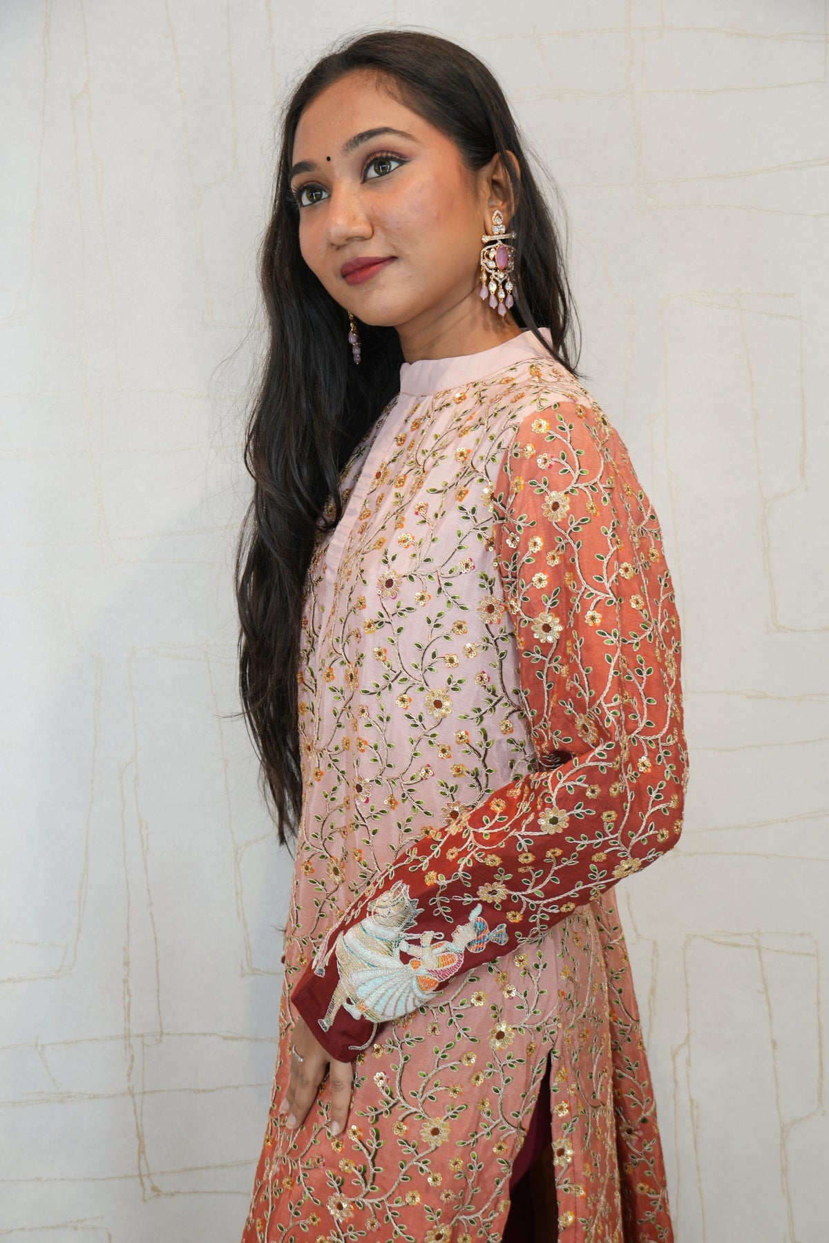 Embroidered Straight Kurta