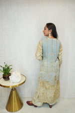 Women Embroidered Silk Blend Straight Kurta(Multicolor)