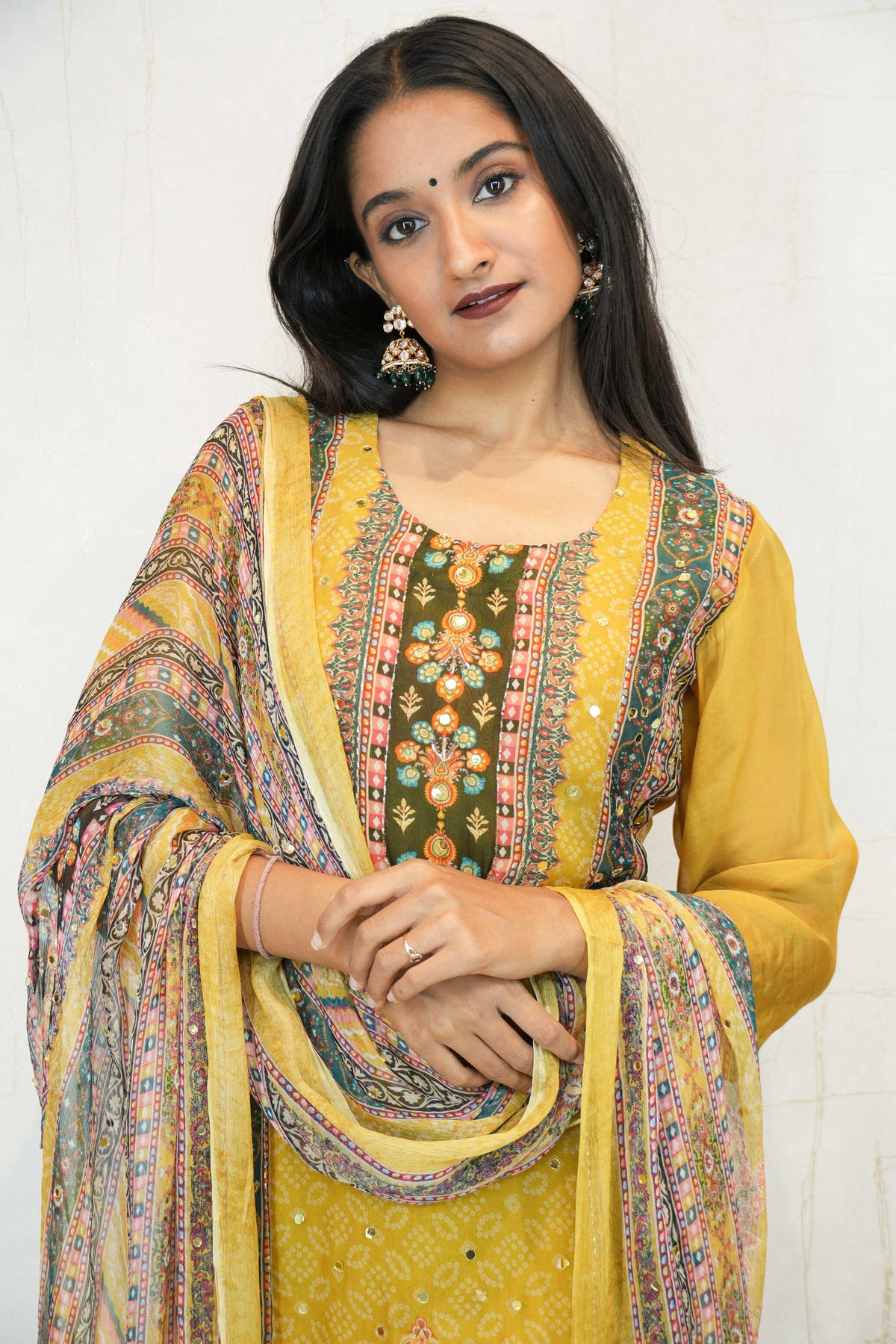 Traditional Embroidered Kurta Set