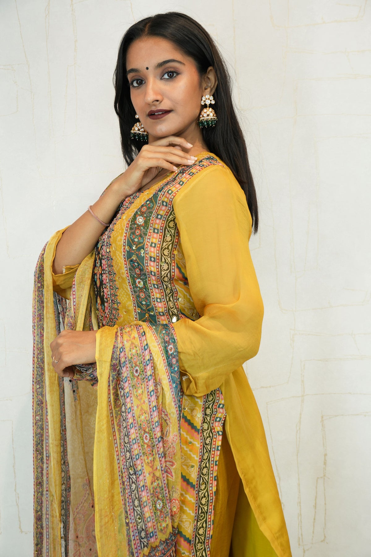 Traditional Embroidered Kurta Set