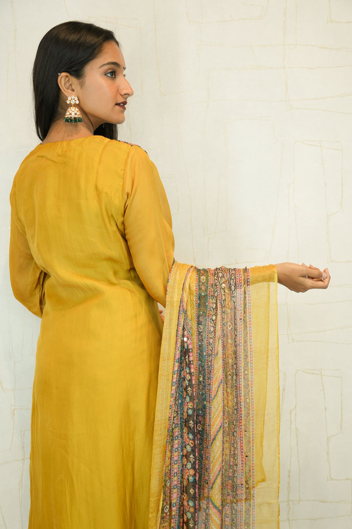 Traditional Embroidered Kurta Set
