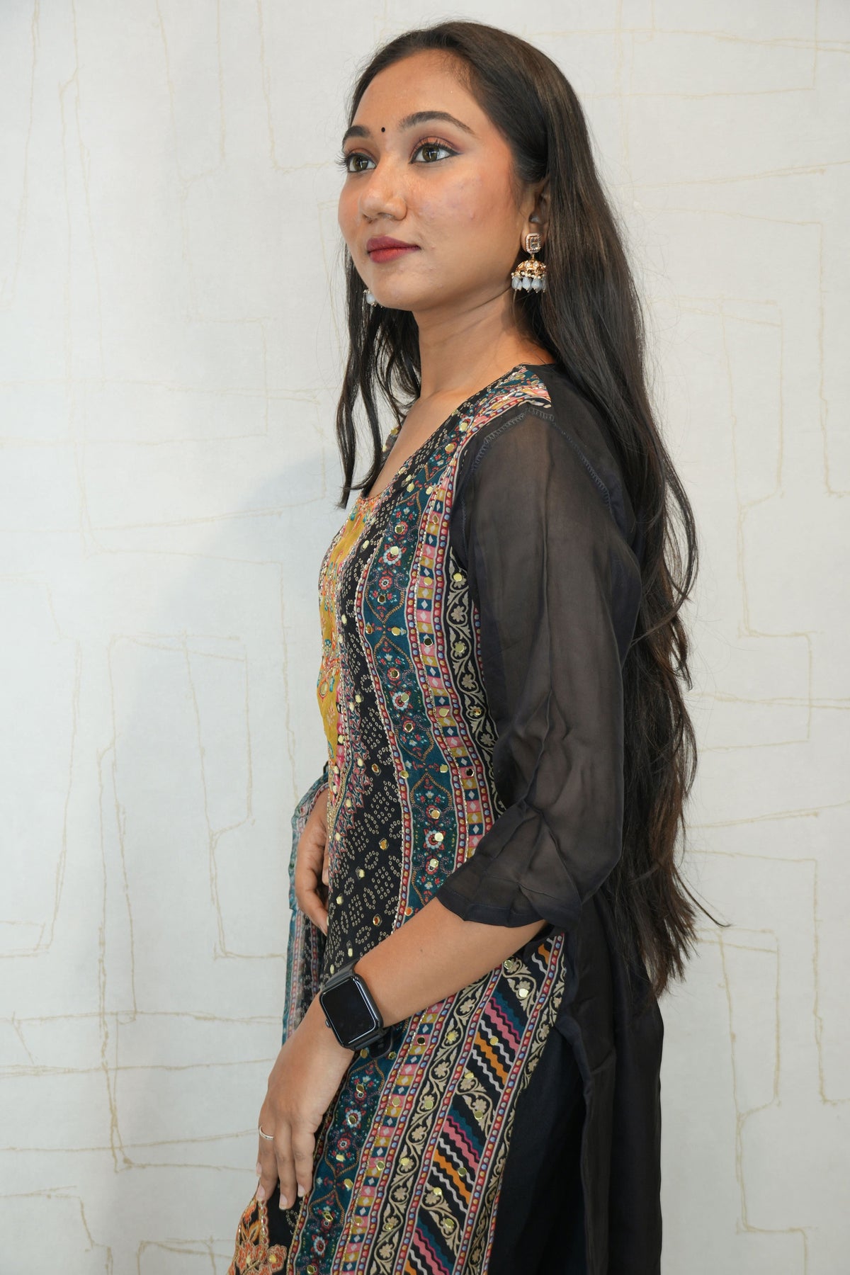 Traditional Embroidered Kurta Set