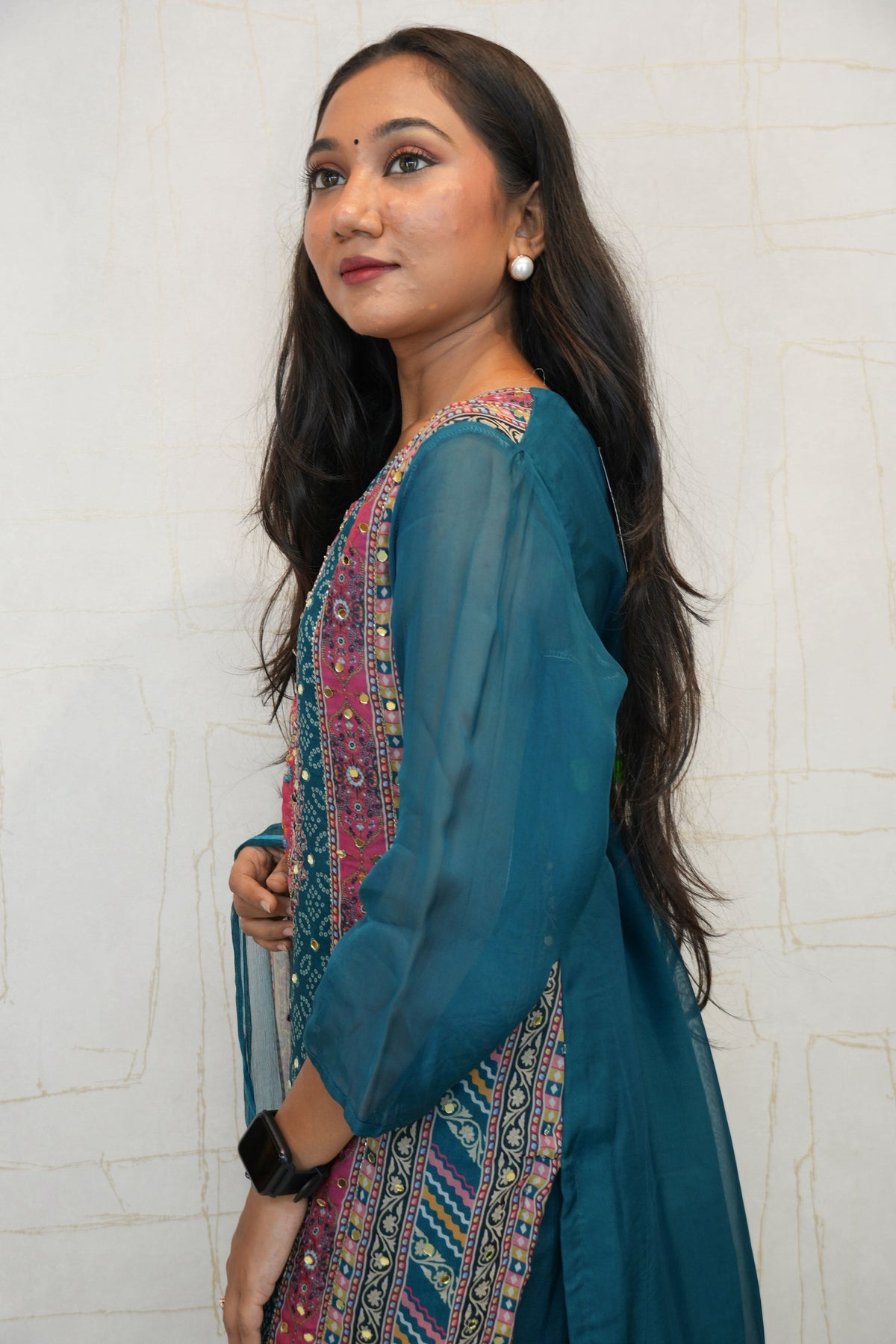 Traditional Embroidered Kurta Set