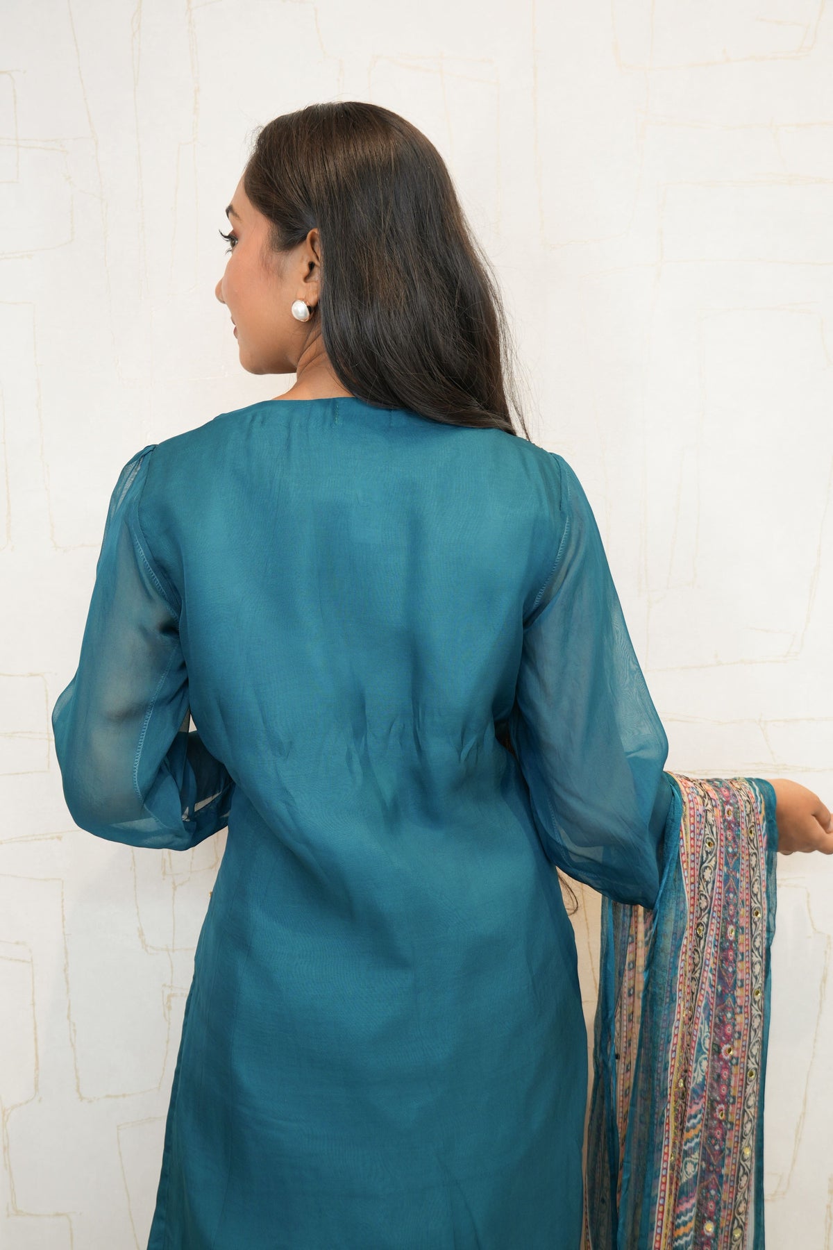 Traditional Embroidered Kurta Set