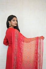 Traditional Embroidered Kurta Set (Pink, Black)